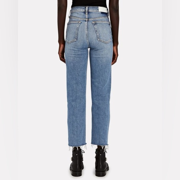 RE/DONE 70’s Stove Pipe in Medium Stone Wash - Picture 7 of 11